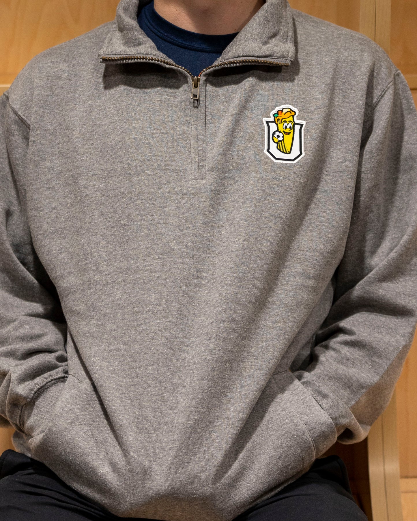UCFC Riggies Gray 1/4 Zip