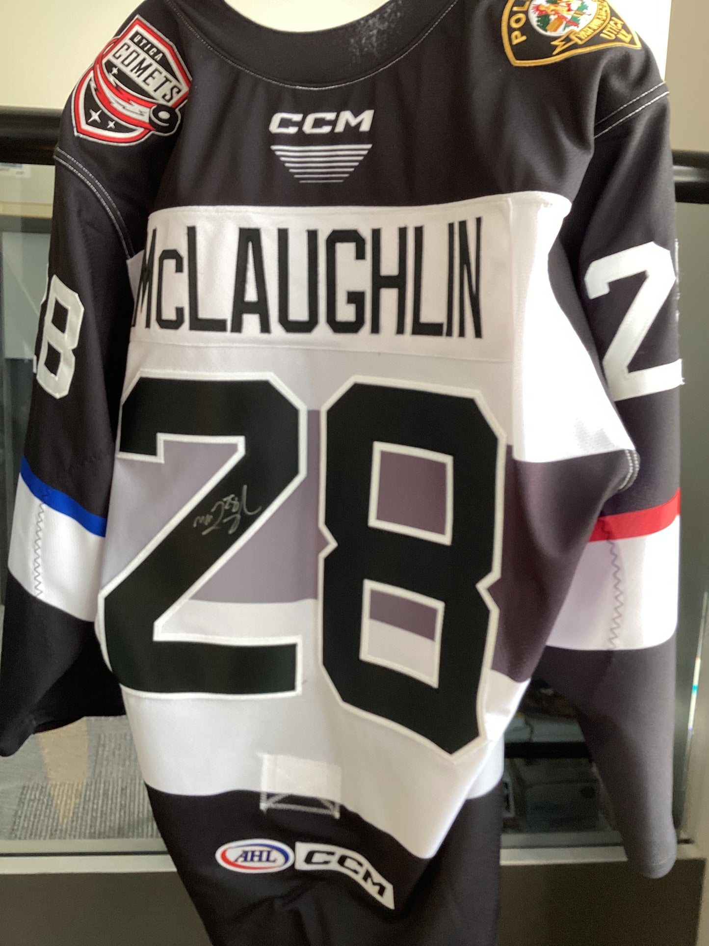 Utica Comets McLaughlin Police Jersey