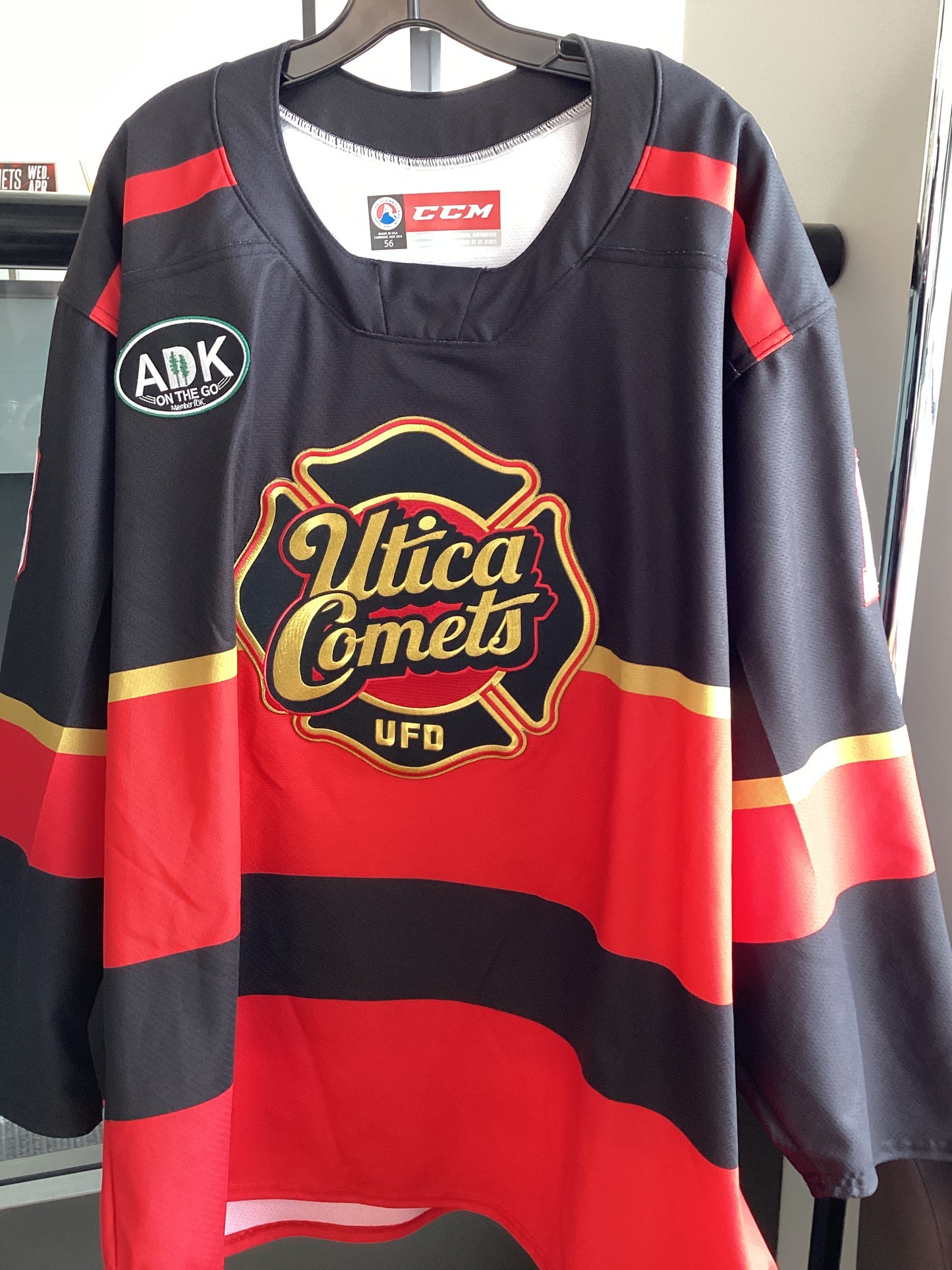 Utica Comets Malone Fire Jersey