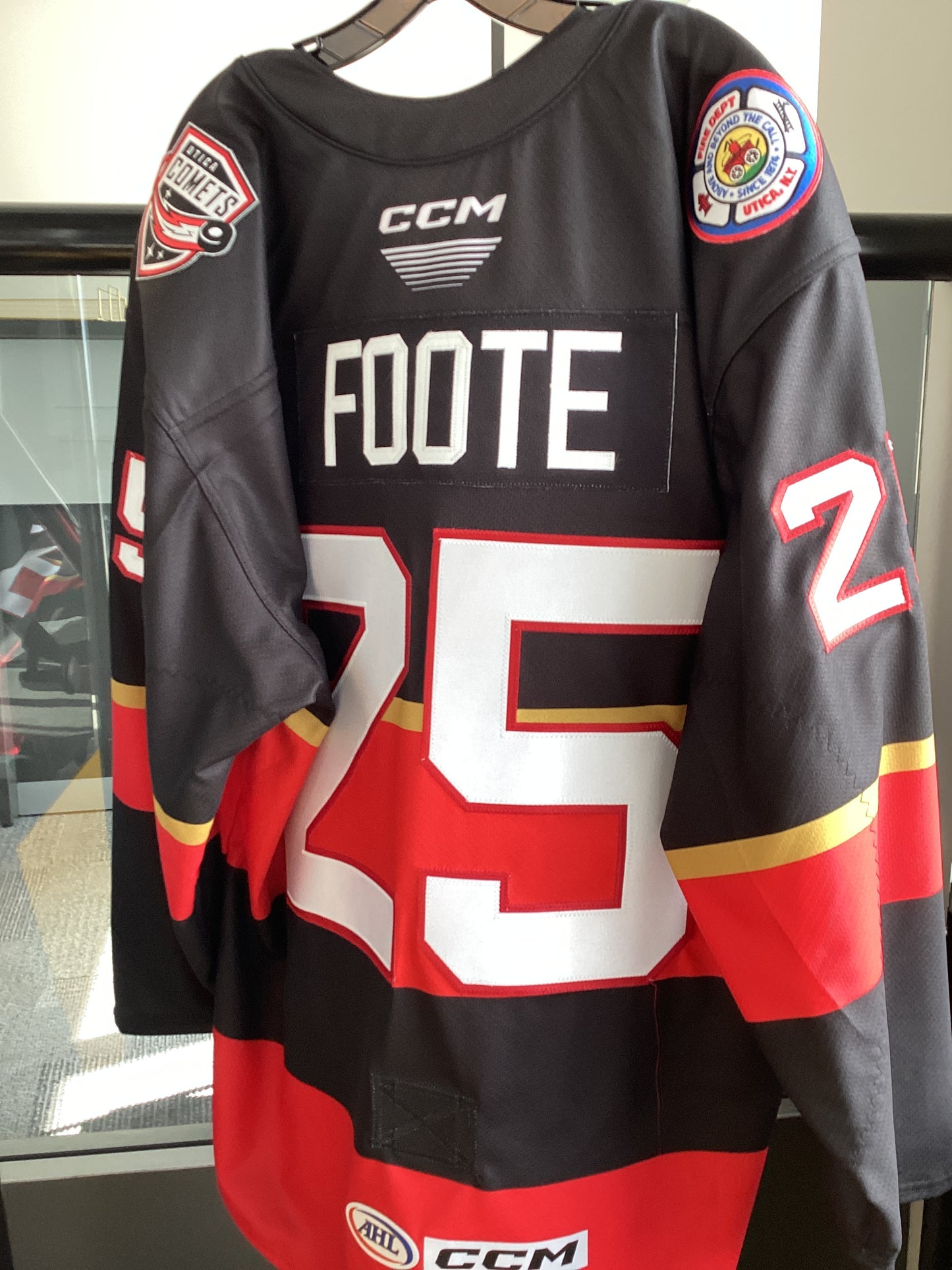 Utica Comets Foote Fire Jersey