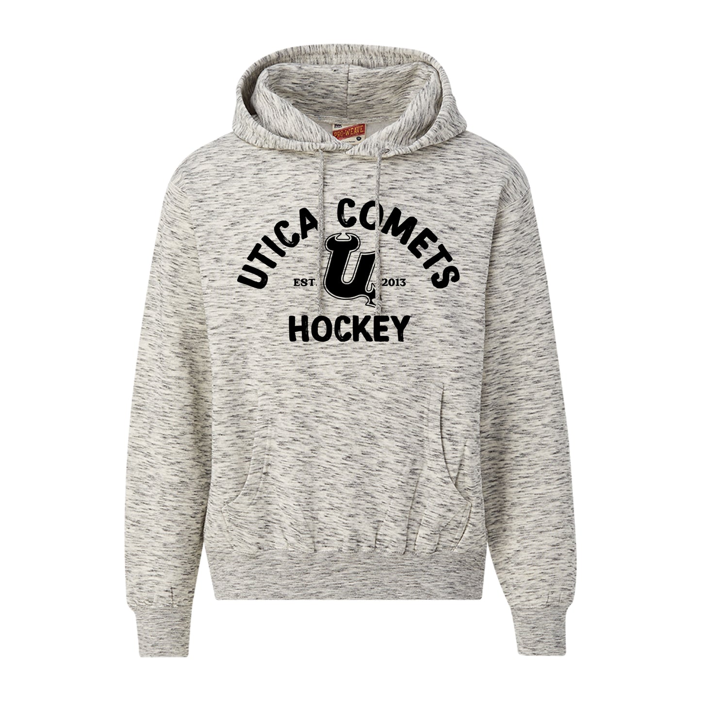 Utica Comets MV Sport Salt & Pepper Hoodie