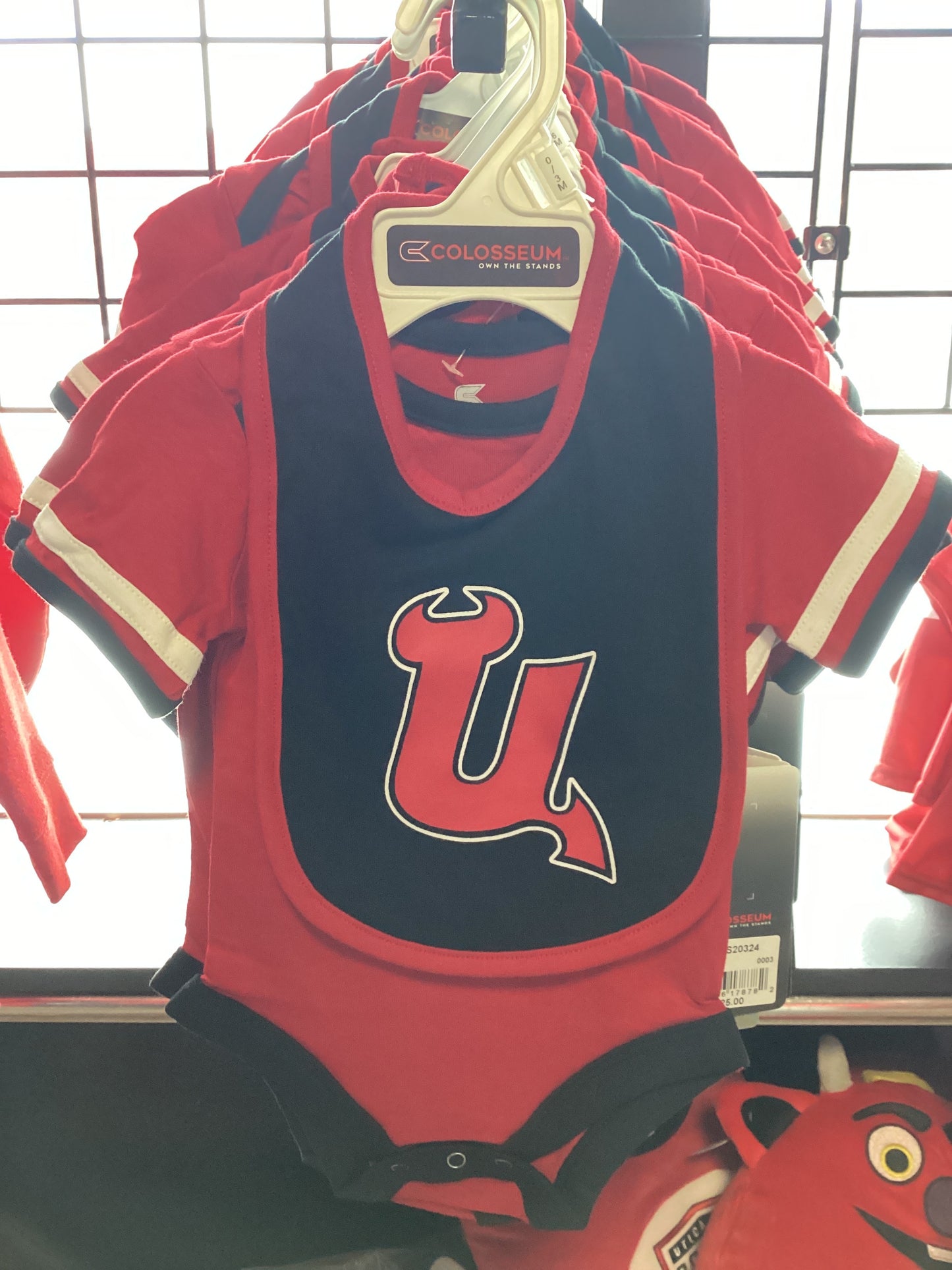 Utica Comets Bib & Onesie Set