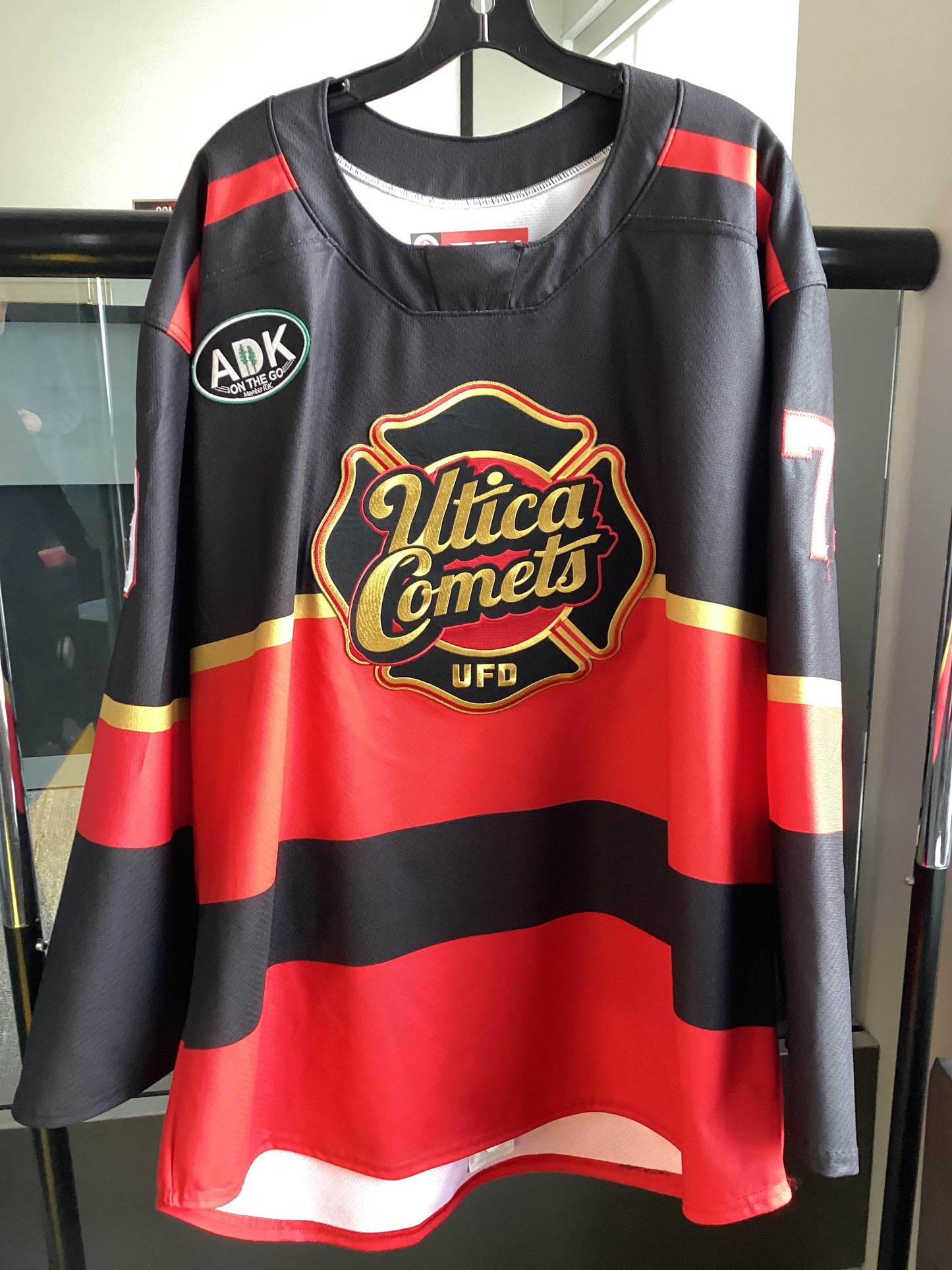 Utica Comets Laberge Fire Jersey