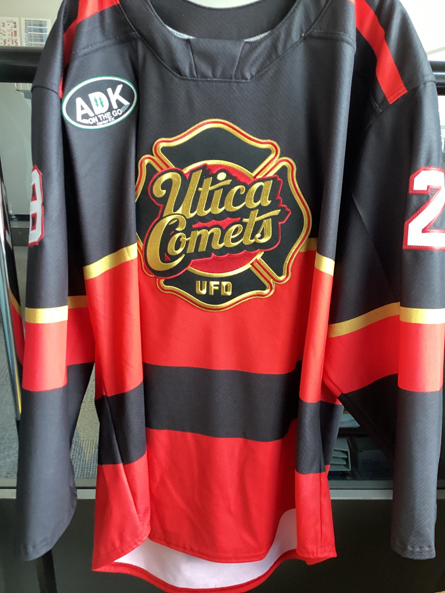 Utica Comets McLaughlin Fire Jersey