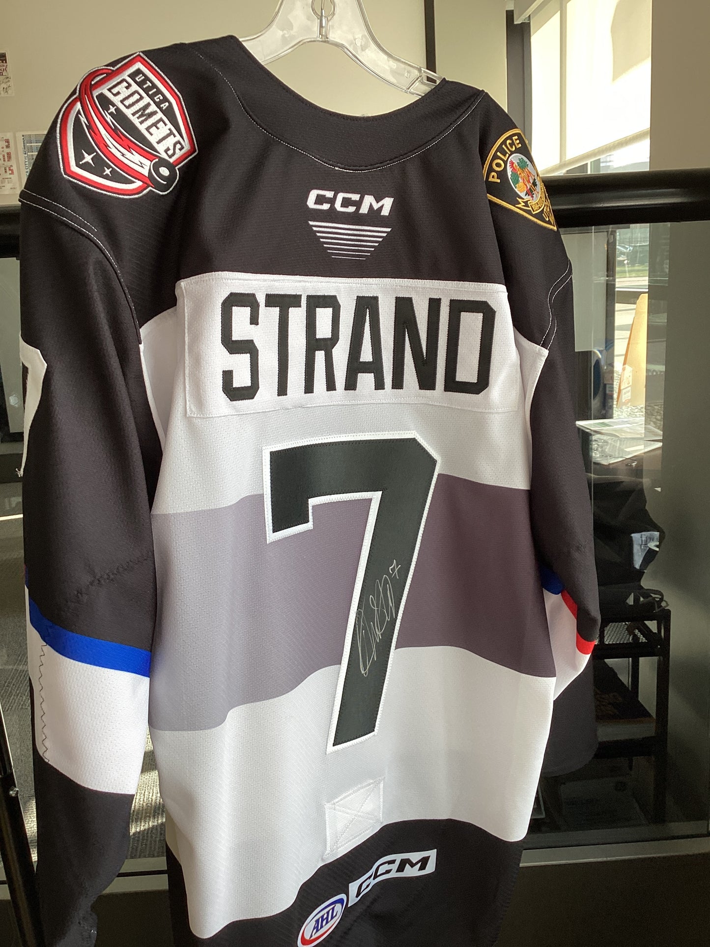 Utica Comets Strand Police Jersey