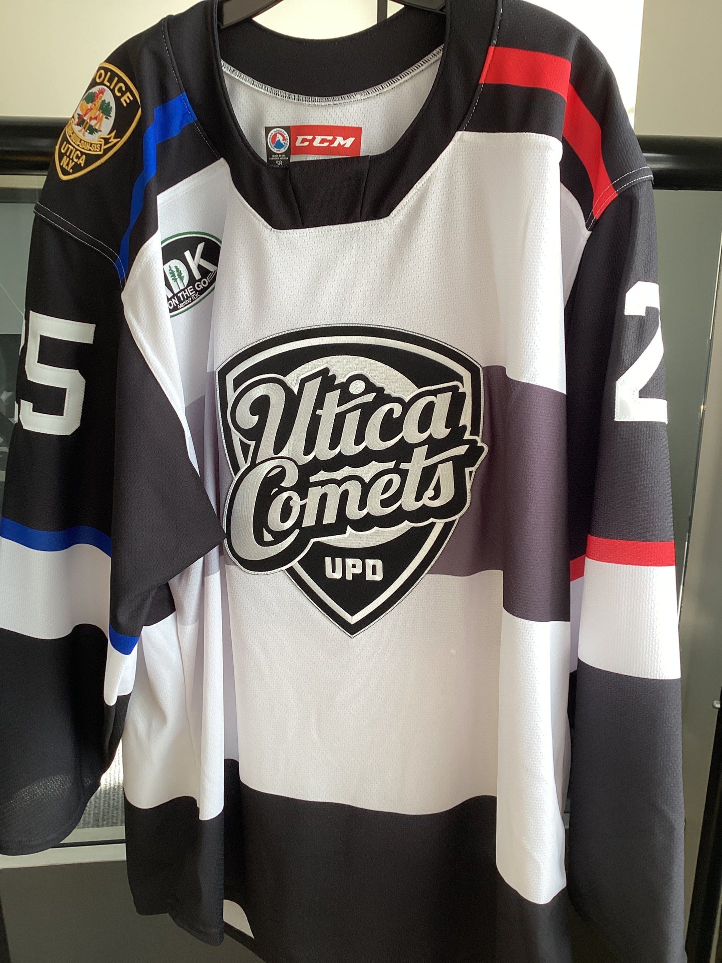 Utica Comets Police Foote Jersey