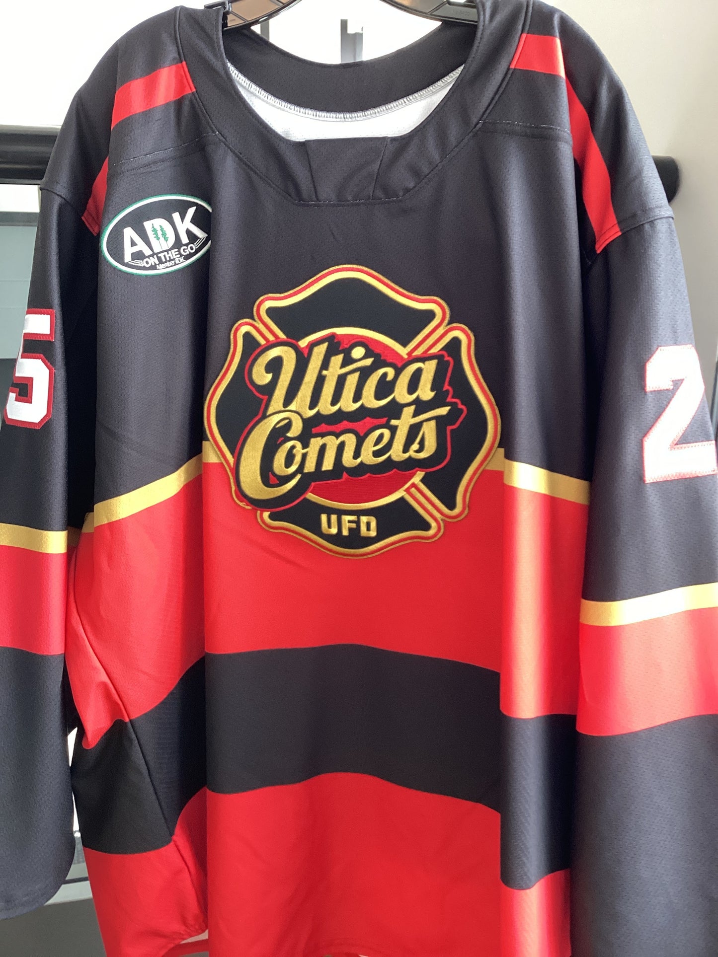 Utica Comets Foote Fire Jersey
