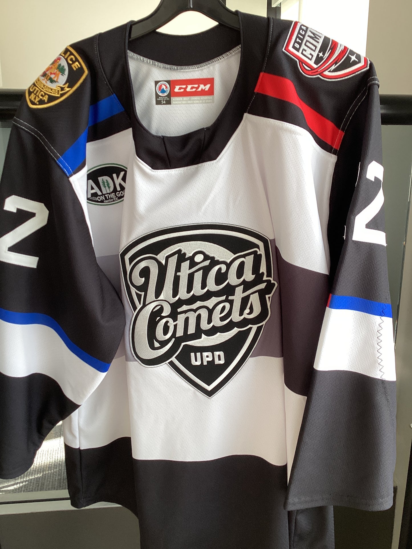Utica Comets Casey Police Jersey