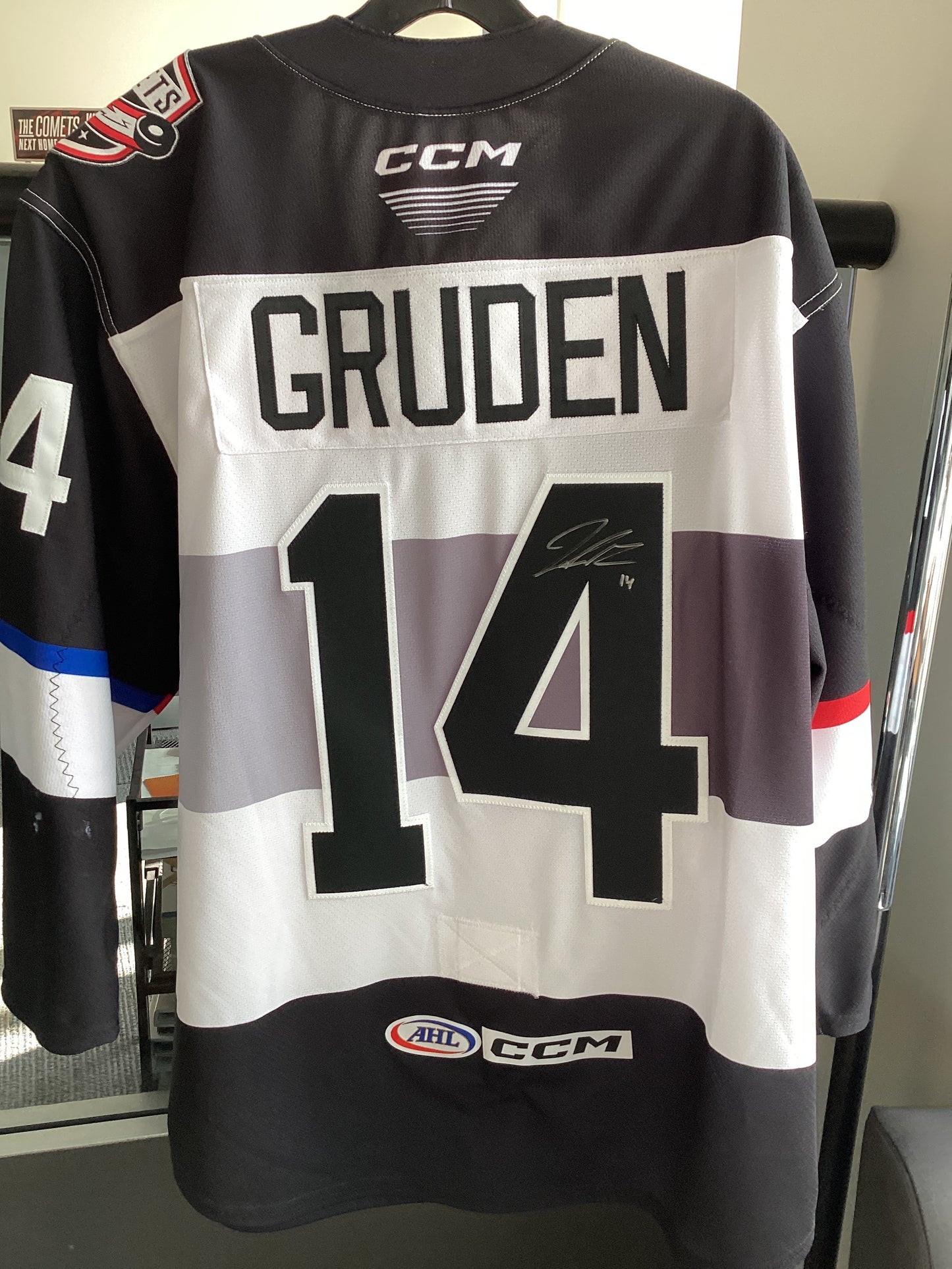 Utica Comets Gruden Police Jersey