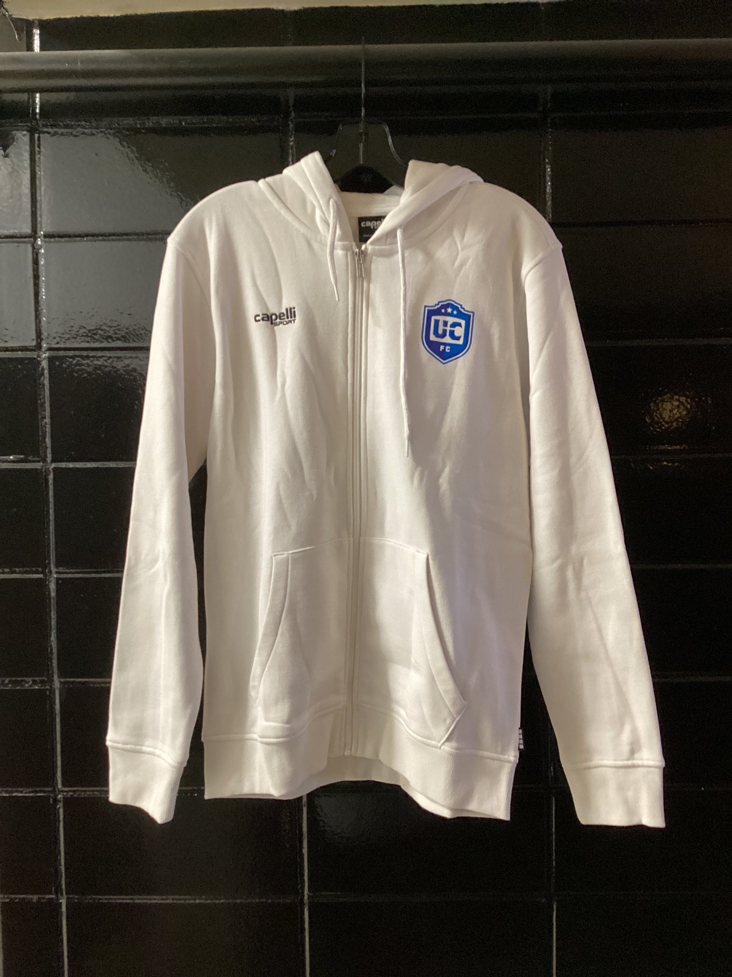 UCFC Basics Zip Up Hoodie (White)
