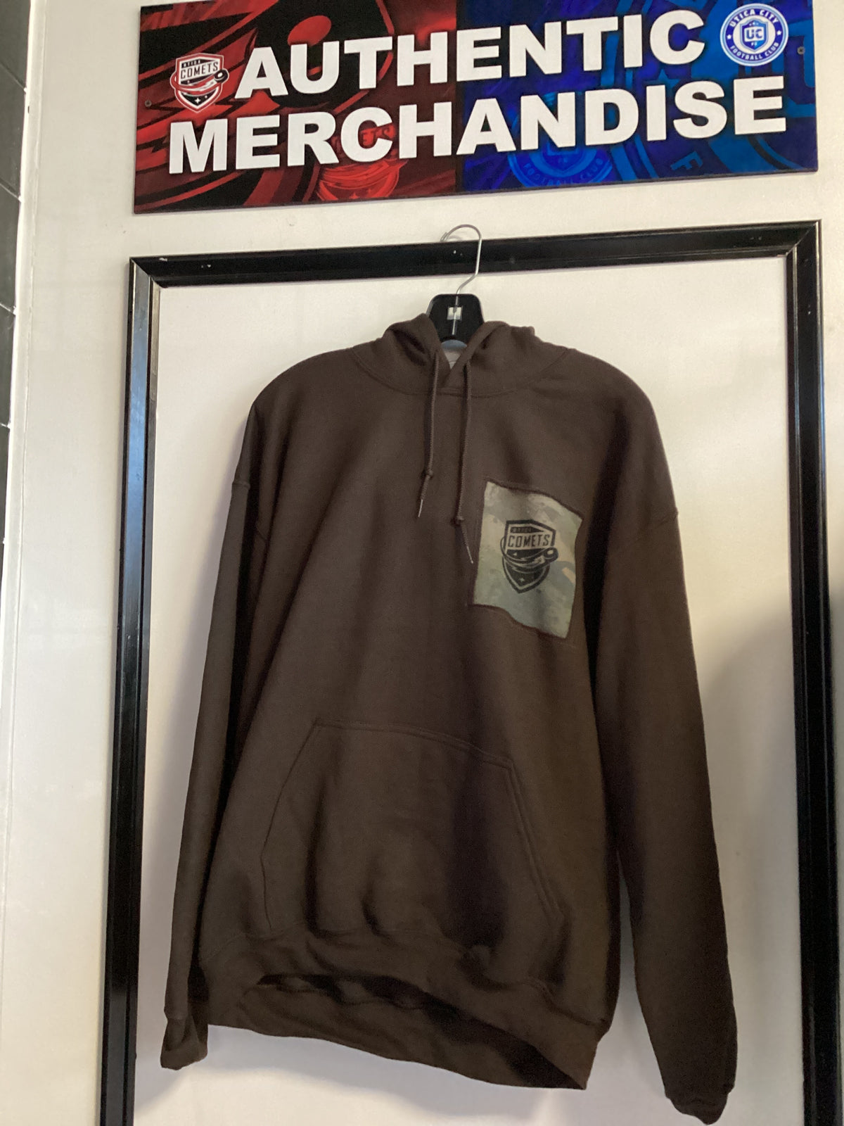 Utica Comets Custom Brown Sweatshirt