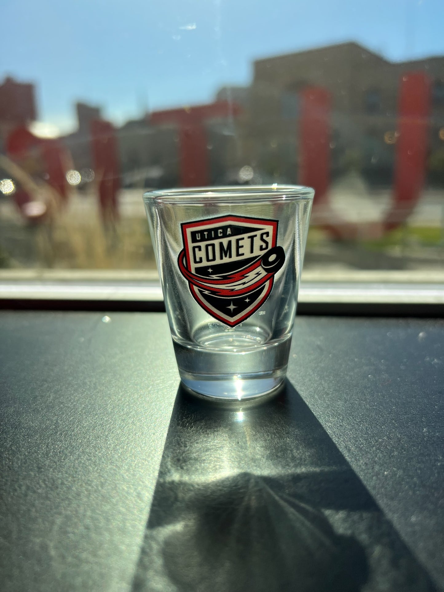 Utica Comets Shot Glass