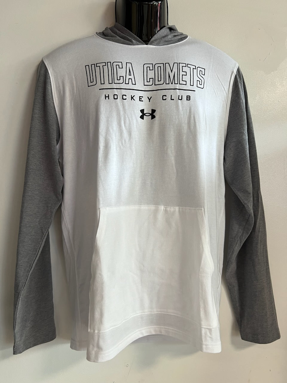 Utica Comets UA White Lightweight Hoodie