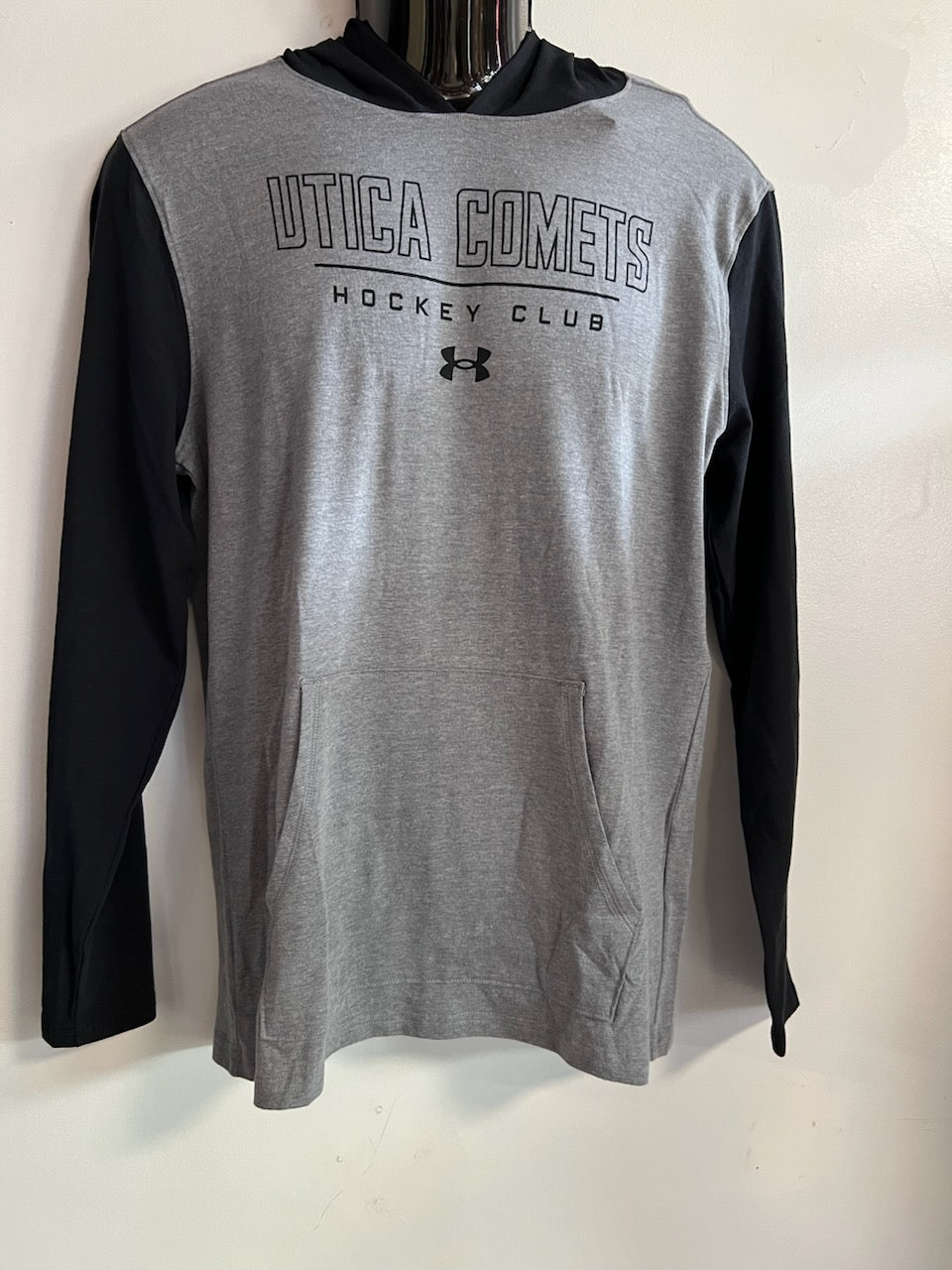 Utica Comets UA Black Lightweight Hoodie