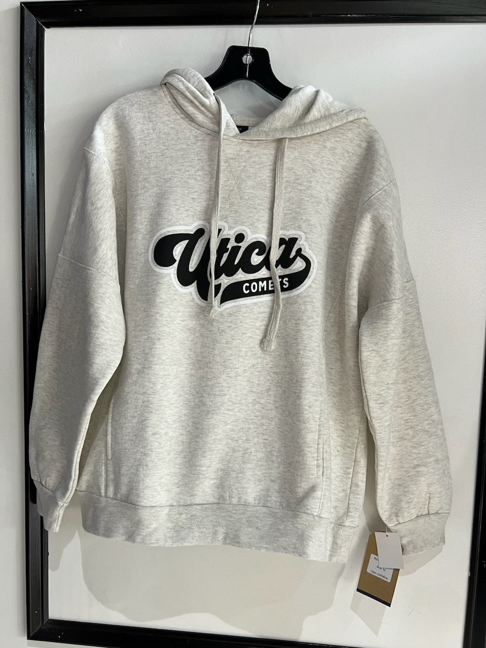 Utica Comets Women's Oatmeal Hoodie