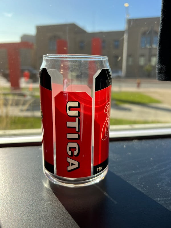 Utica Comets Can Glass