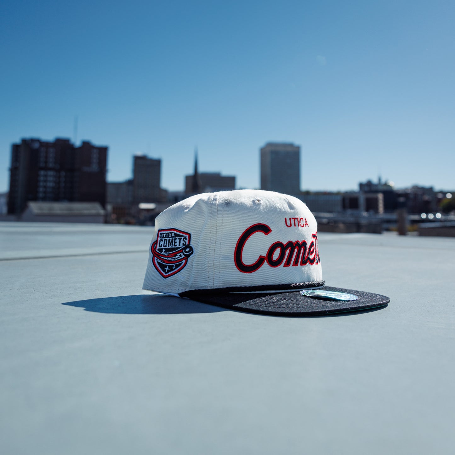 Utica Comets Cream Rope Hat