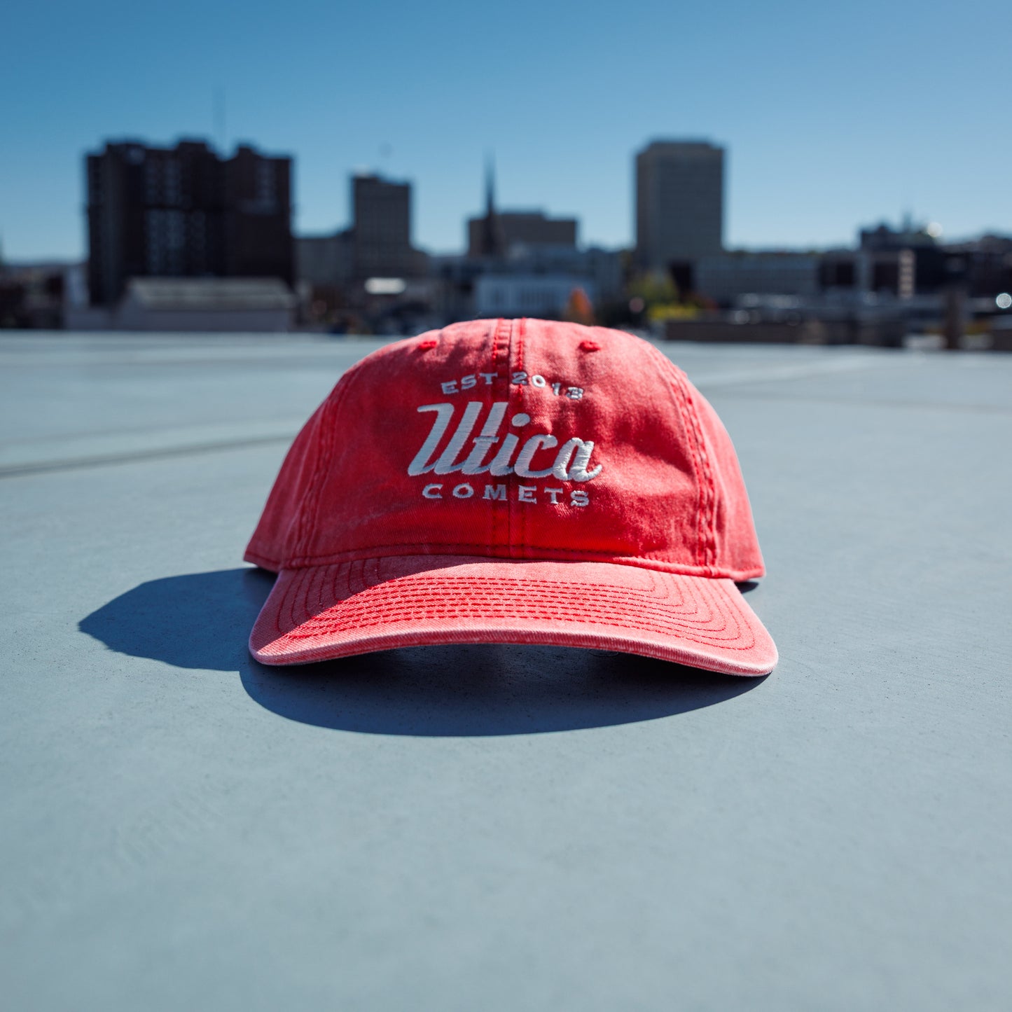 Utica Comets Red MV Sport Hat