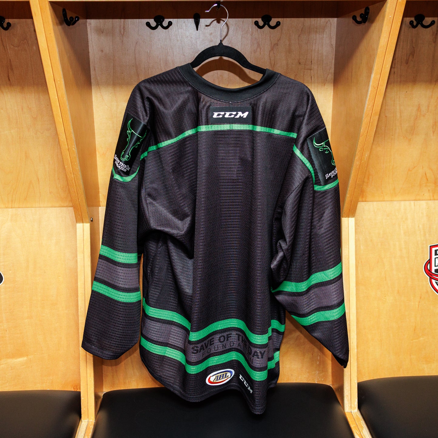 Utica Comets Save of the Day Black Jersey XXL