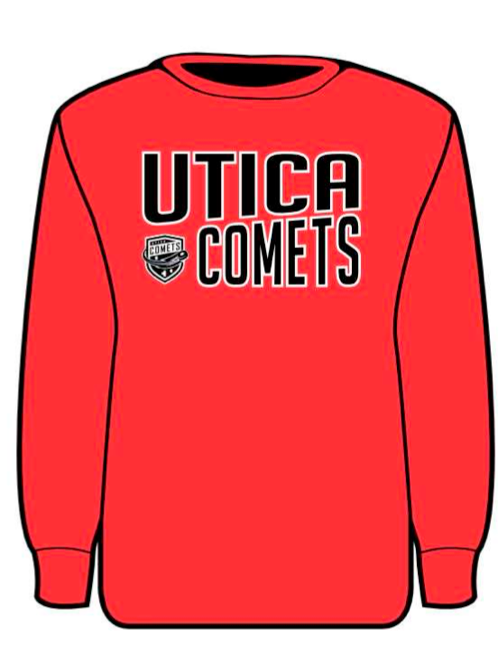 Utica Comets Red Crewneck