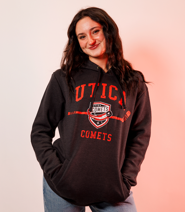 Utica Comets Stick Hoodie