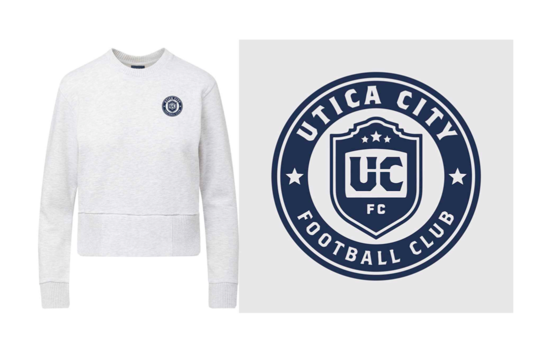 UCFC Cropped Grey Crewneck