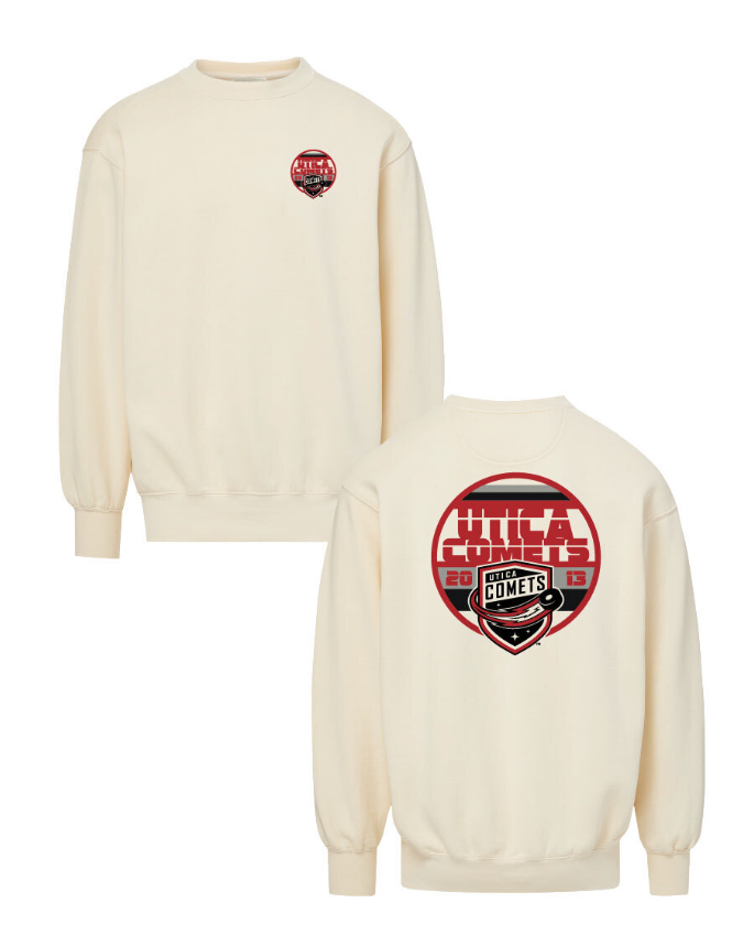 Utica Comets Vanilla Crewneck