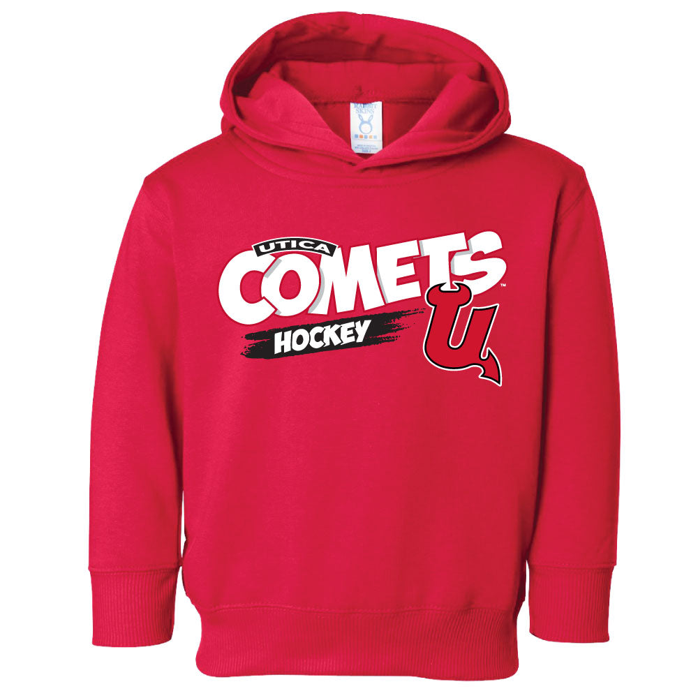 Utica Comets Red Toddler Hoodie