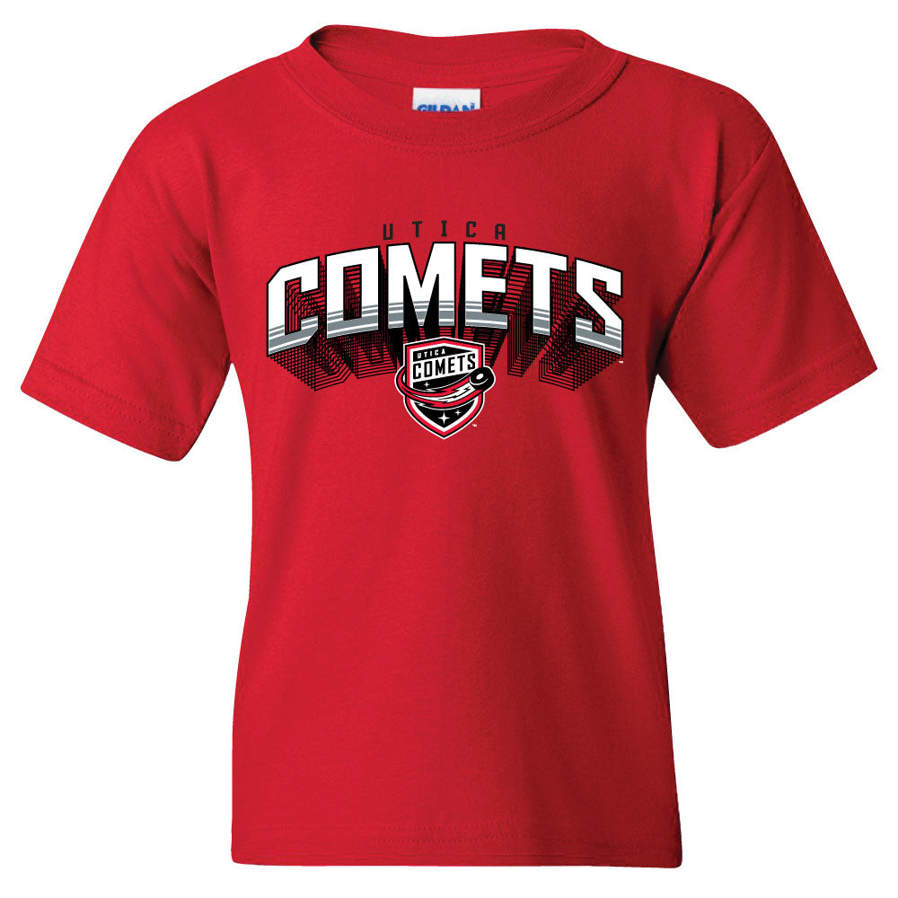 Utica Comets Youth Red T Shirt