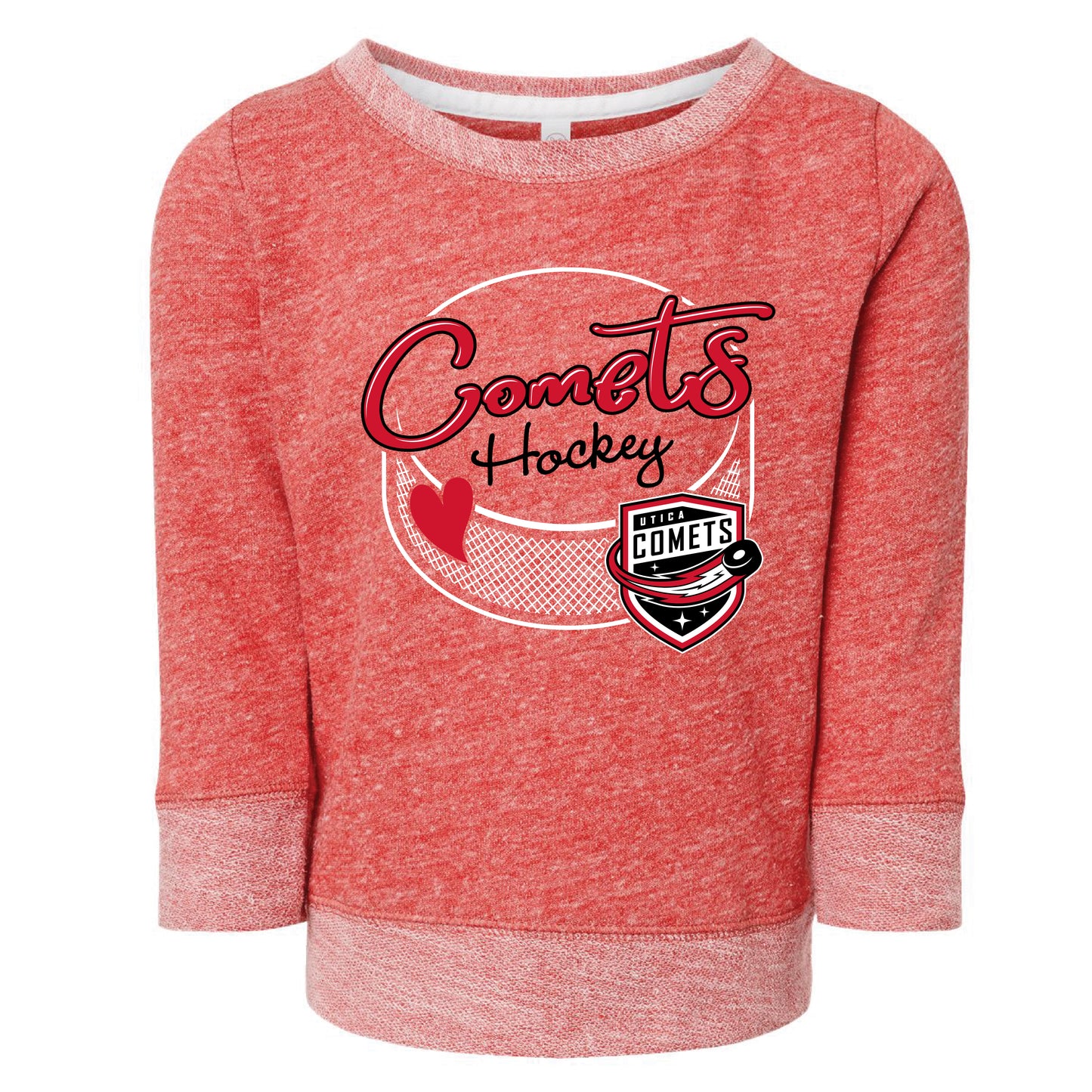 Utica Comets Toddler Girl's Crewneck