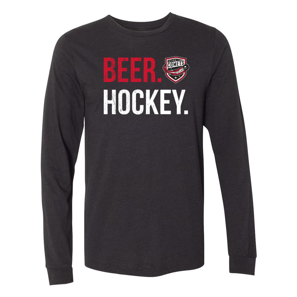 Utica Comets Beer Hockey Long Sleeve