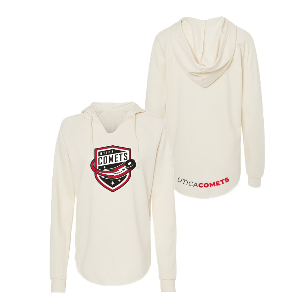 Utica Comets Women's Droptail Hoodie