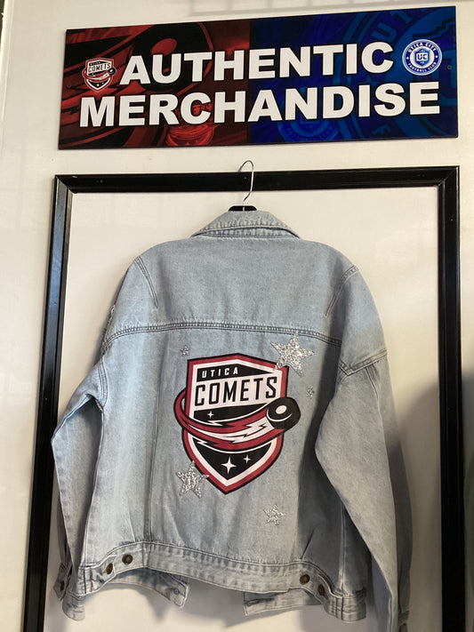 Utica Comets Custom Jean Jacket