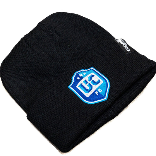 UCFC Capelli Black Beanie Crest Logo