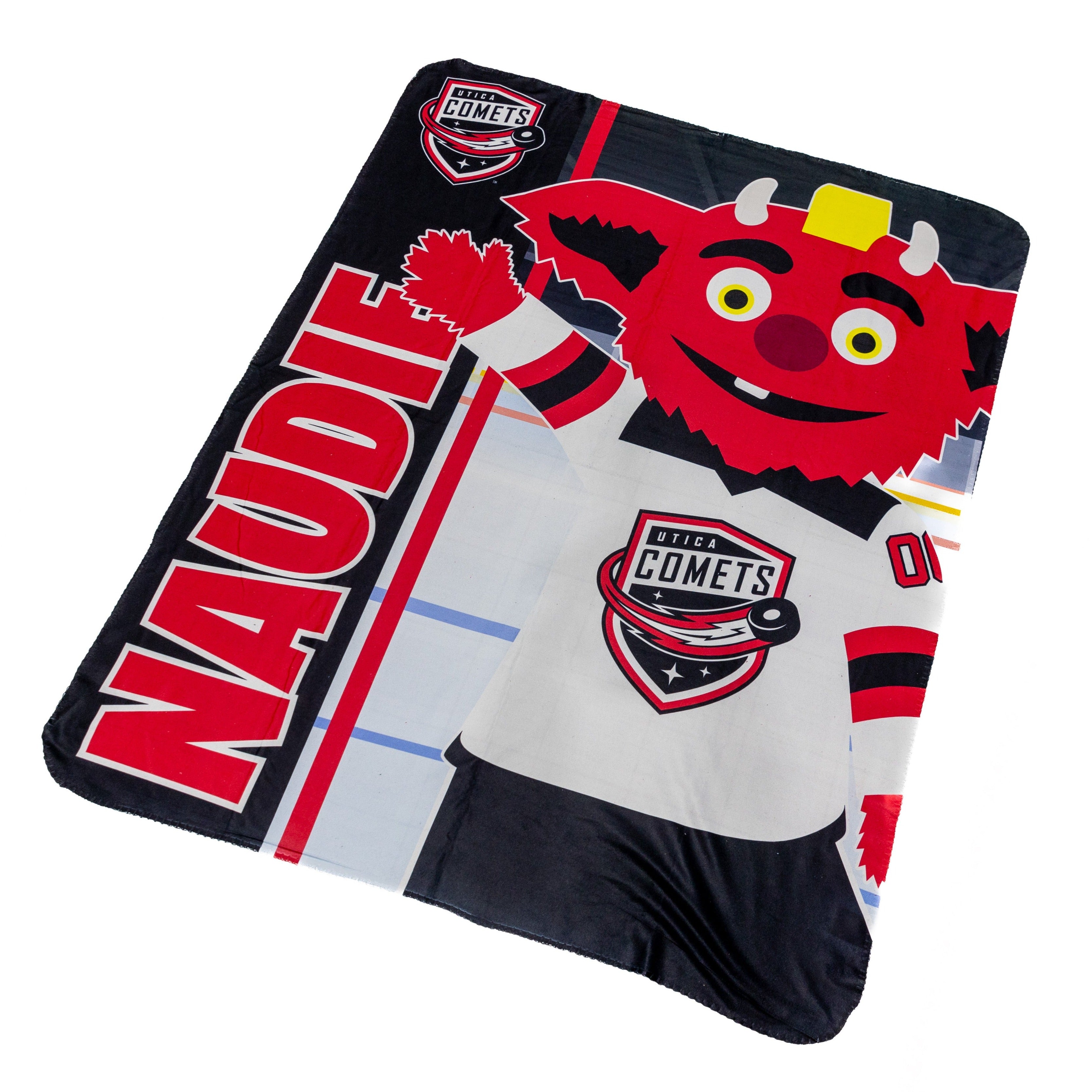 Utica Comets Novelty Wincraft Naudie Blanket – Utica Comets and Utica ...