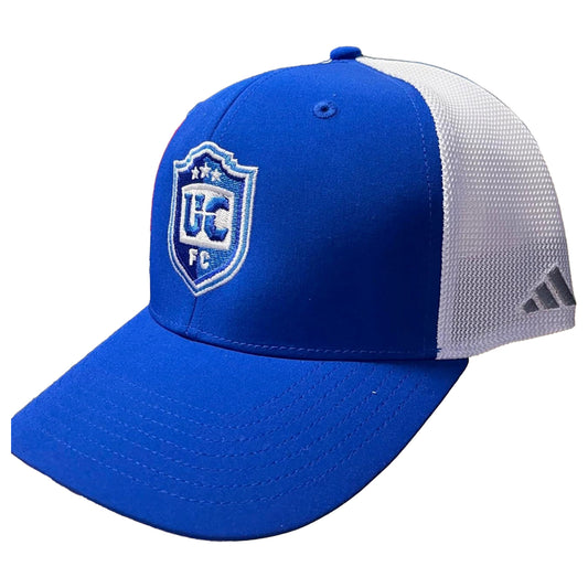 UCFC Blue Front White Back Adidas Trucker Hat