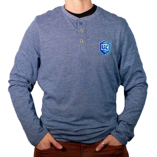 UCFC Button Long Sleeve Henley