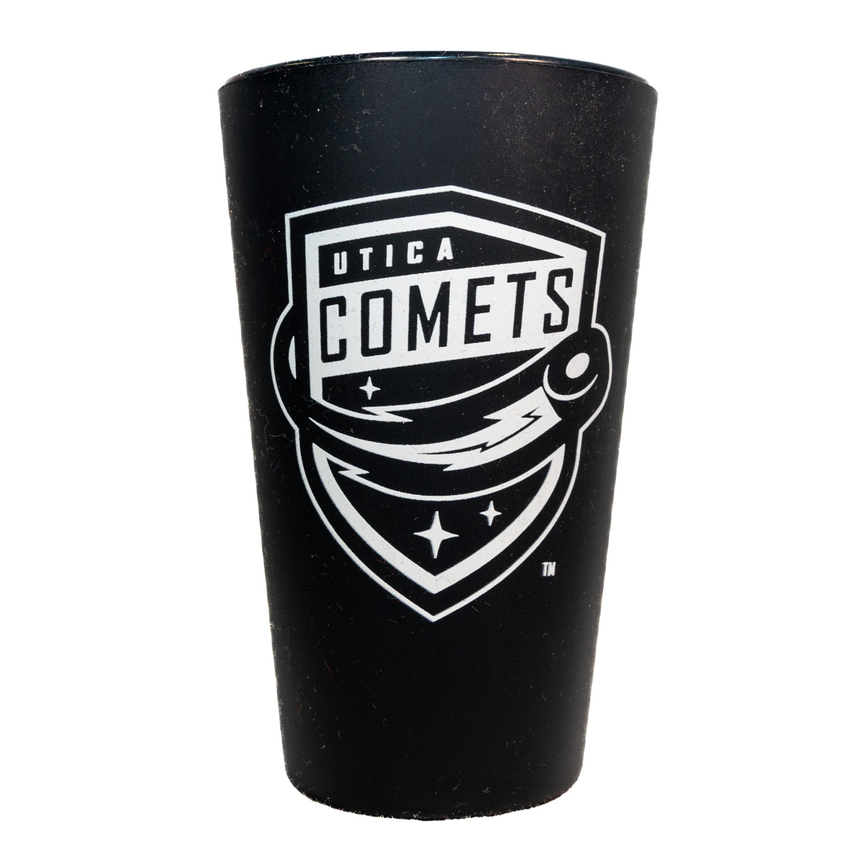 Utica Comets Black Silicone Pint Drink – Utica Comets and Utica City FC ...