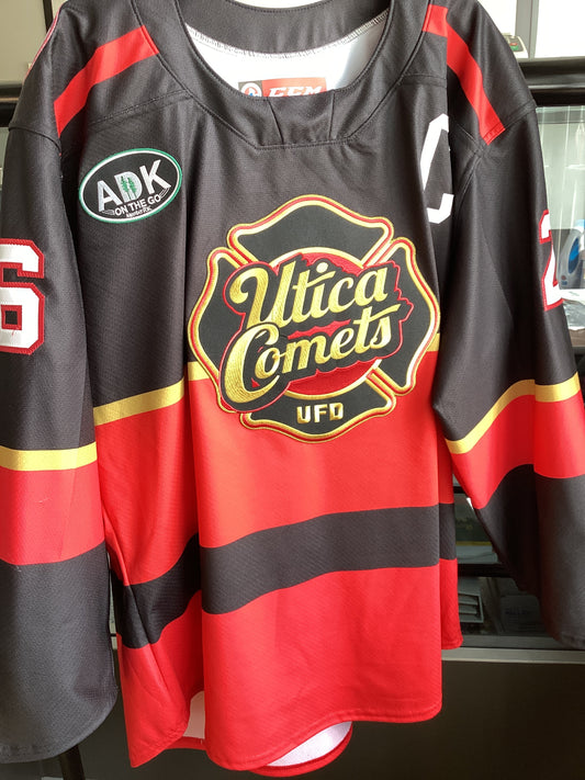 Utica Comets Schmelzer Fire Jersey
