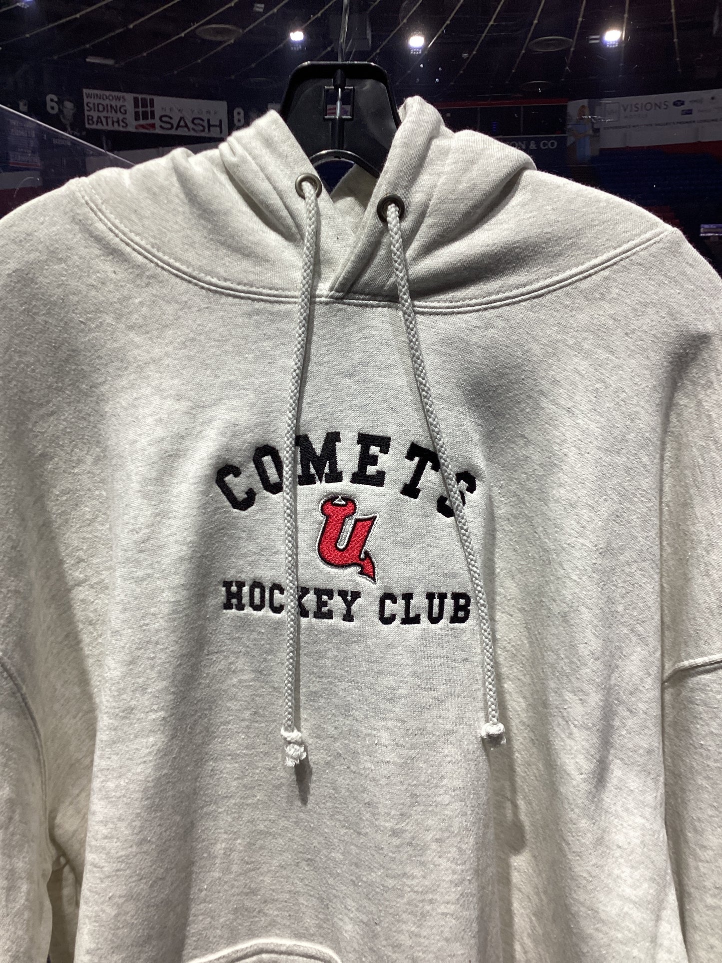 Utica Comets U Embroidered Hoodie