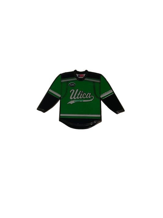 Utica Comets St Patrick's Day Jersey Pin