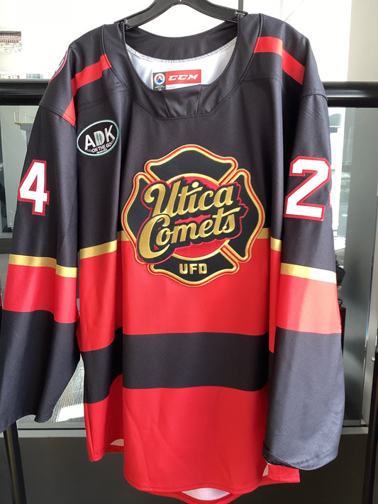 Utica Comets Halonen Fire Jersey