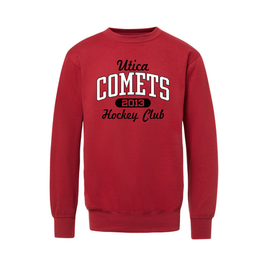 Utica Comets Adult Crimson Crewneck