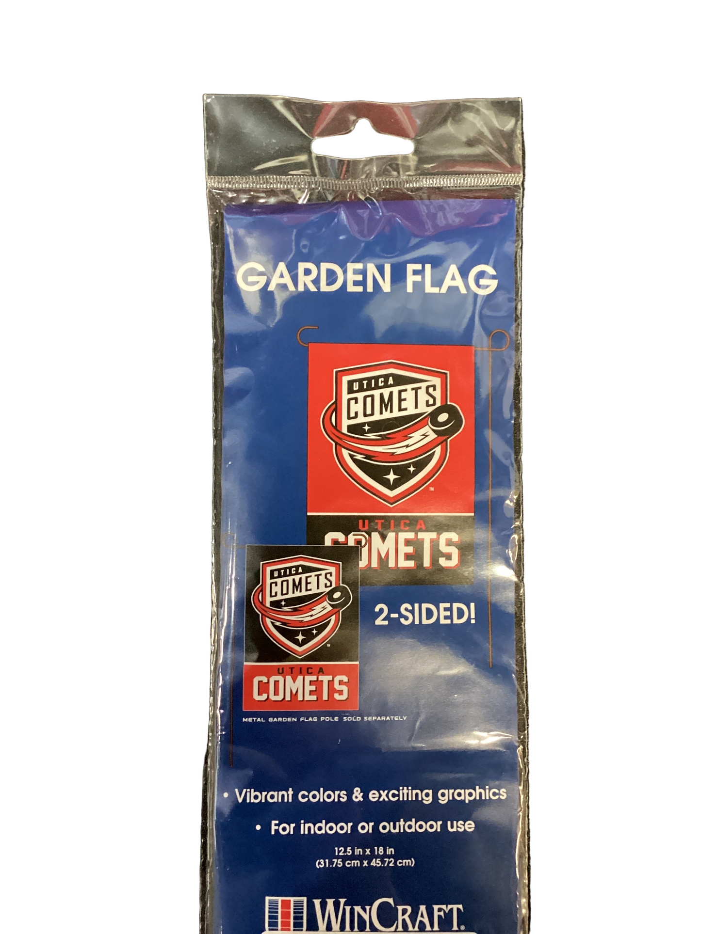 Utica Comets Garden Flag