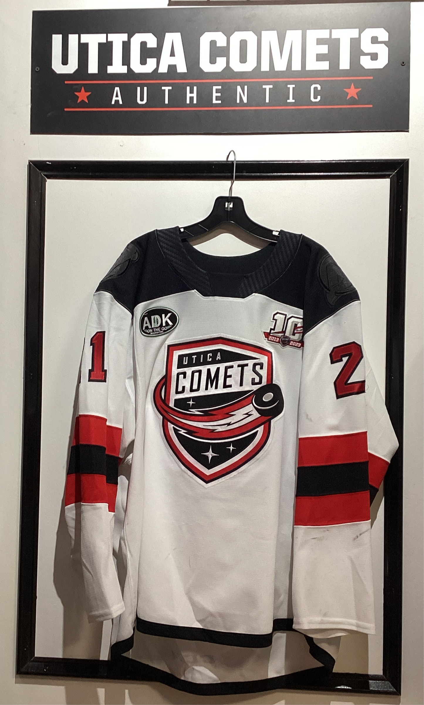 Utica Comets 10th Anniversary Jersey - Stevens