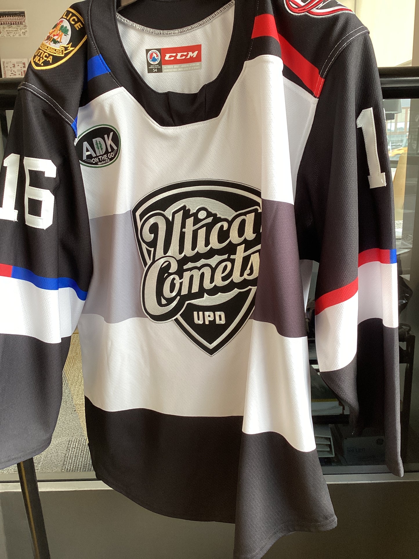 Utica Comets Reid Police Jersey