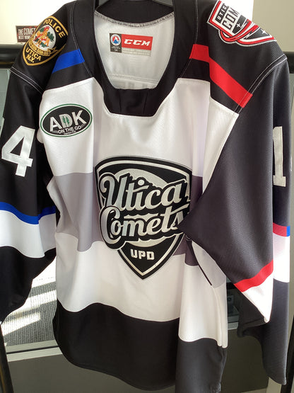 Utica Comets Gruden Police Jersey