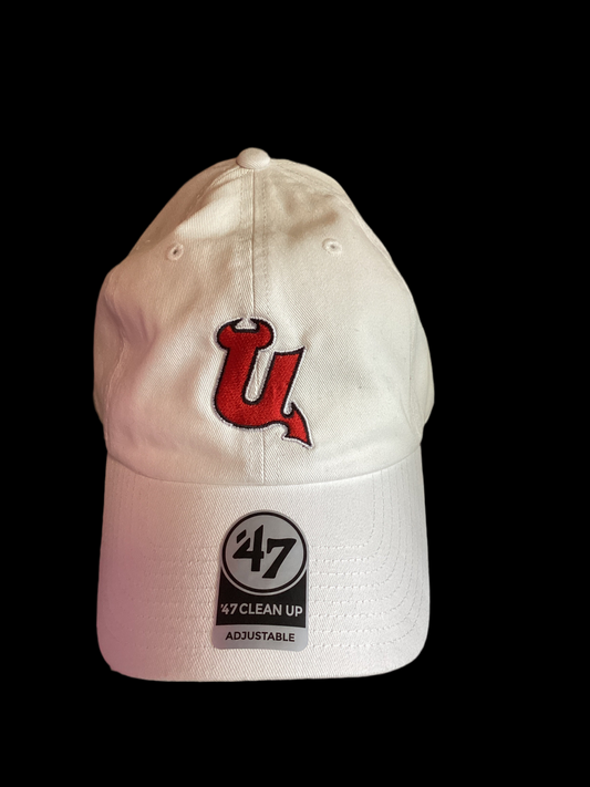 Utica Comets '47 U Alternate Logo White Hat