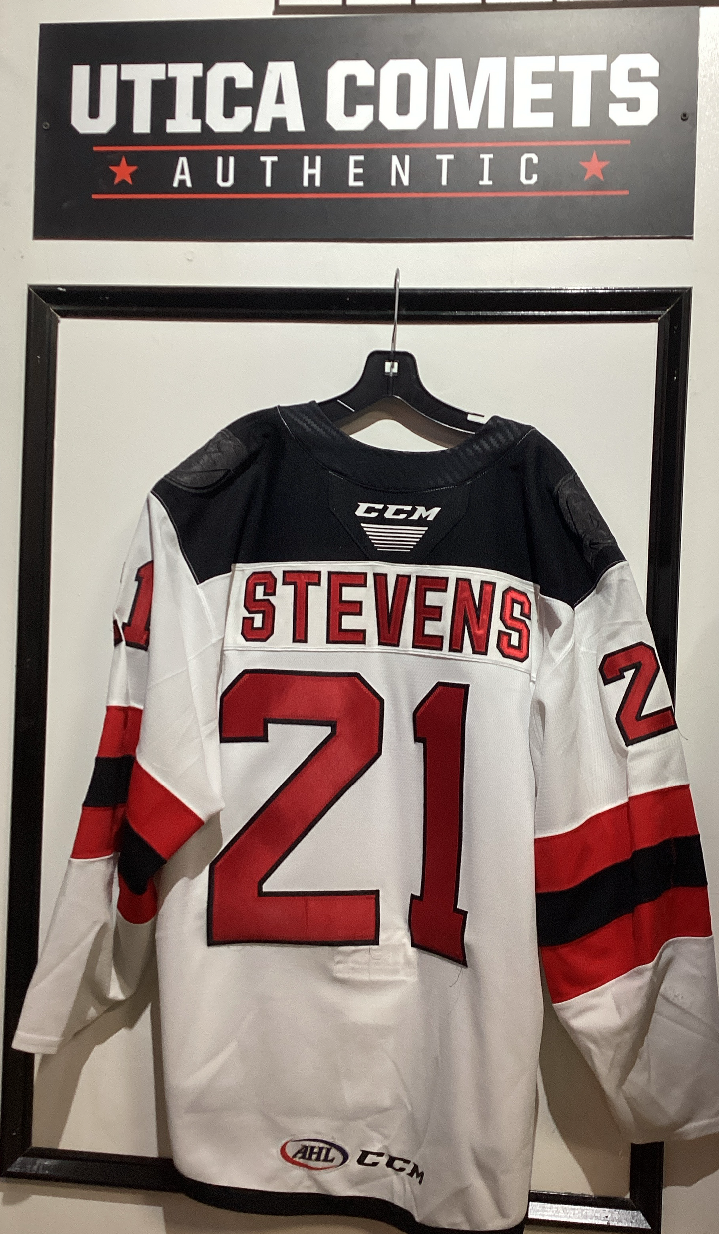 Utica Comets 10th Anniversary Jersey - Stevens