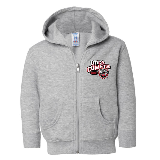 Utica Comets Gray Toddler Full Zip
